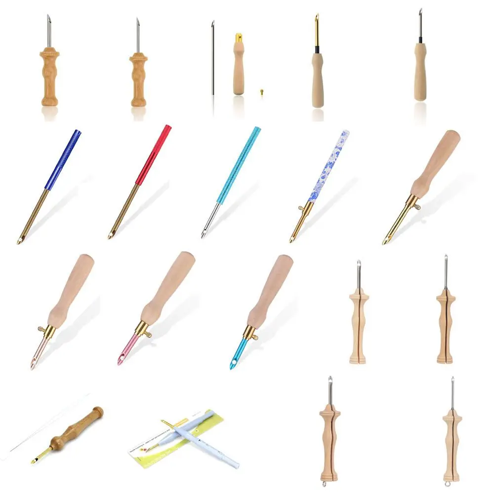 

Needle Arts & Craft Sewing Accessories Poke Embroidery Needles Threader Set Sewing Tools Knitting Embroidery Pen