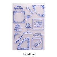 new arrival phrase clear stamps for diy scrapbooking crafts stencil fairy rubber stamps card make photo album decoration