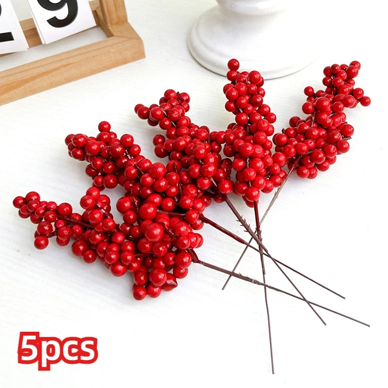 

Искусственные ягоды MOONBIFFY красные