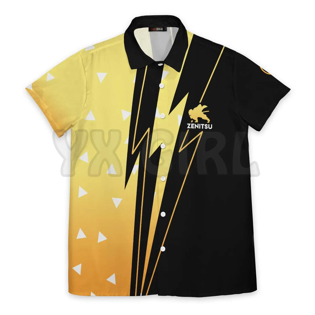 Demon Slayer Summer Giyu Hawaiian Shirt  3D All Over Printed Hawaiian Shirt Men's For Women's Harajuku Casual Shirt Unisex