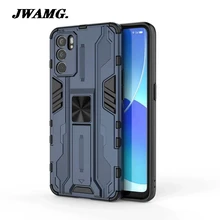Phone Case For OPPO Find X3 Reno 5F 5Z 5 6 Lite F19 K9 5G 4G Pro Plus Luxury Shockproof Armor Invisible Magnetic Bracket Cover