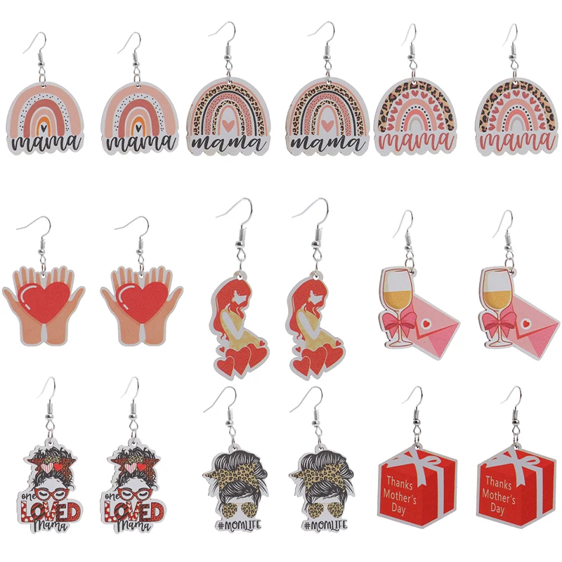 Серьги-подвески с надписью «Thank You» для мам Серьги-подвески с надписью «Thank You» для мам
