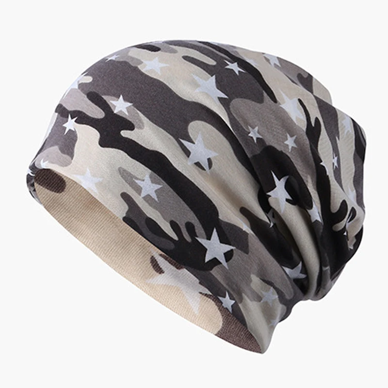 Autumn winter hat outdoor Plush PulloverUnisex bone brand men's Knitted wool beanies women's Hats Hip Hop caps camouflage |