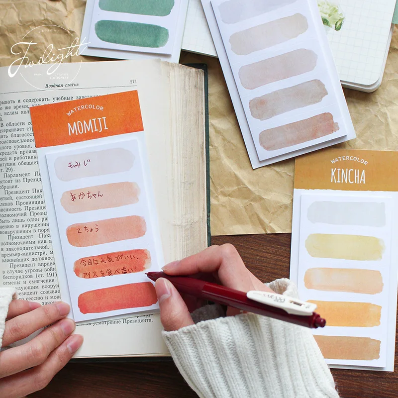 

Card Lover 20Sheets Tearable Colorful Sticky Note Basis Simple Sticky Memo Sticky Notes Memo Pad