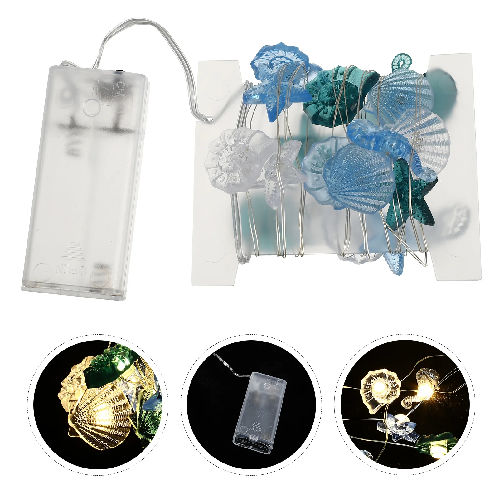 

Summer Shell Lighting Chain Mariposas Decorativas Fairy Lights Operated Pvc