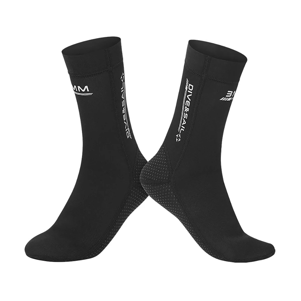 

DIVE SAIL 3MM Dive Socks Swimming Snorkeling Supplies Four-way Elasticity Men Women Wetsuit Shoes for Surfing Swimming 【S】