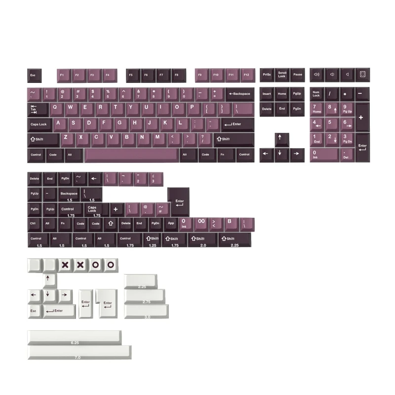 

Cherry Profile Keycaps 173 Keys Double Shot Mechanical Keyboard Keycap for GMK MX Switches 61 64 68 84 87 96 980 108