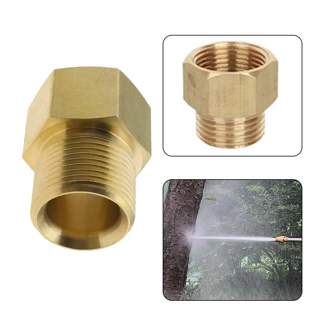 Соединитель адаптера шланга мойки высокого давления латунная метрическая