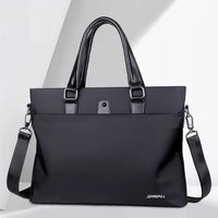 fashion men briefcase high quality shoulder bags men 14 inch laptop travel crossbody bags male waterproof oxford handbags