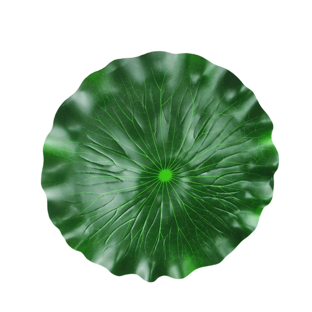 

Leaves Lily Floating Artificial Pads Leaf Water Pond Aquarium Fake Decor Foam Decoration Tank Foliage Ponds Pool Ornament Lilies
