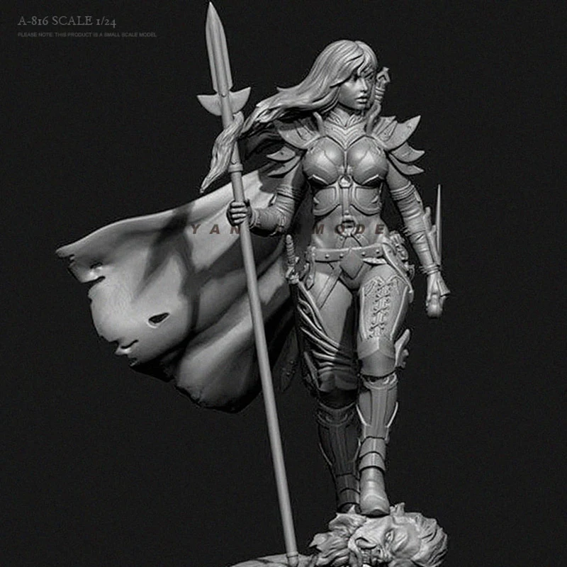 

1/24 Goddess of Spears Resin Figure Female Soldier Model A-816