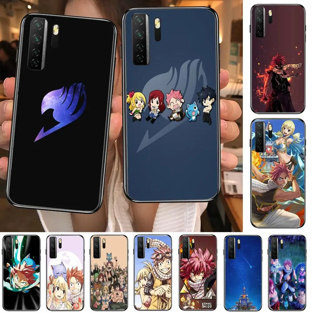 

FAIRY TAIL フェアリーテイル Black Soft Cover The Pooh For Huawei Nova 8 7 6 SE 5T 7i 5i 5Z 5 4 4E 3 3i 3E 2i Pro Phone Case cases