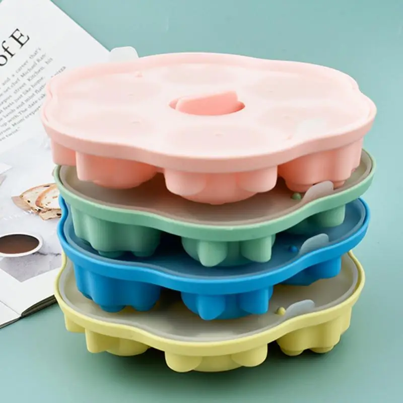 

Бытовая 6 оригинальная силиконовая форма для кубиков льда, дополнительная коробка для еды, детская герметичная коробка для льда
