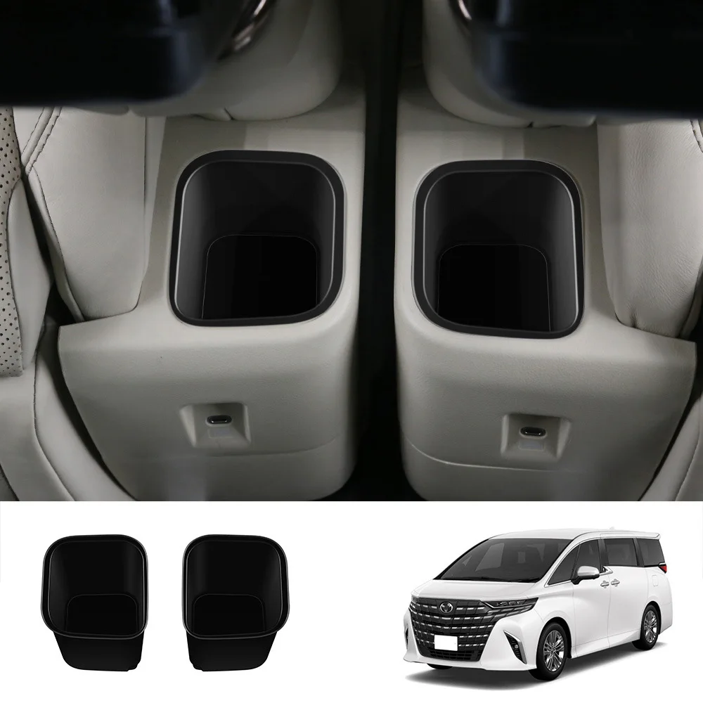 

Для Toyota Alphard Vellfire 40 Series 2023 2024, средний ряд сиденья, чашка для воды, силиконовая коробка, чехол для хранения, аксессуары для интерьера