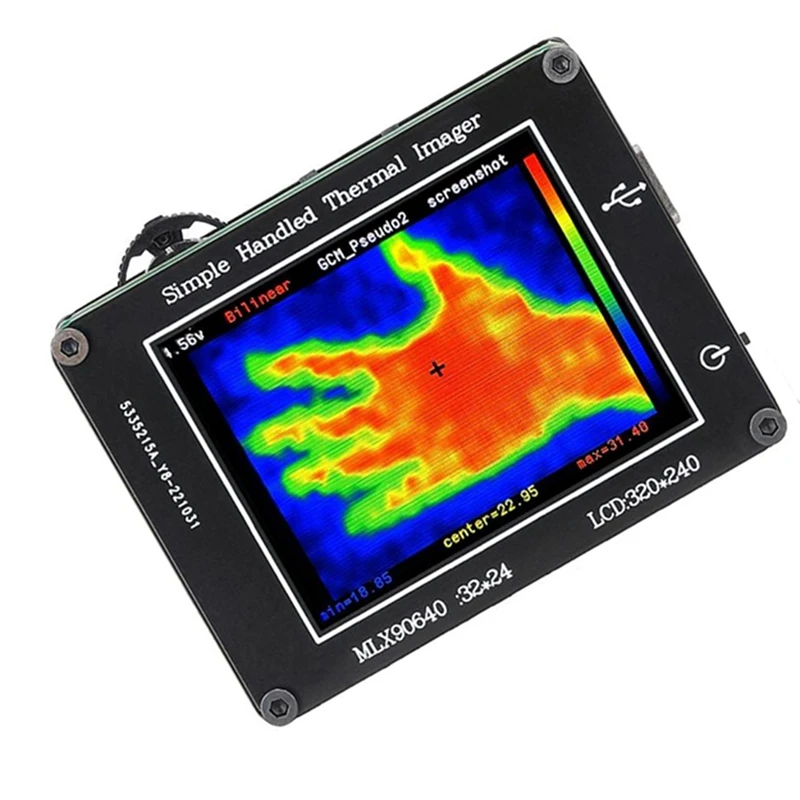 

Infrared Sensor Simple Thermal Imager Resolution Clear Definition Imaging Camera 2.0Inch LCD 240X320 -40℃ To 300℃