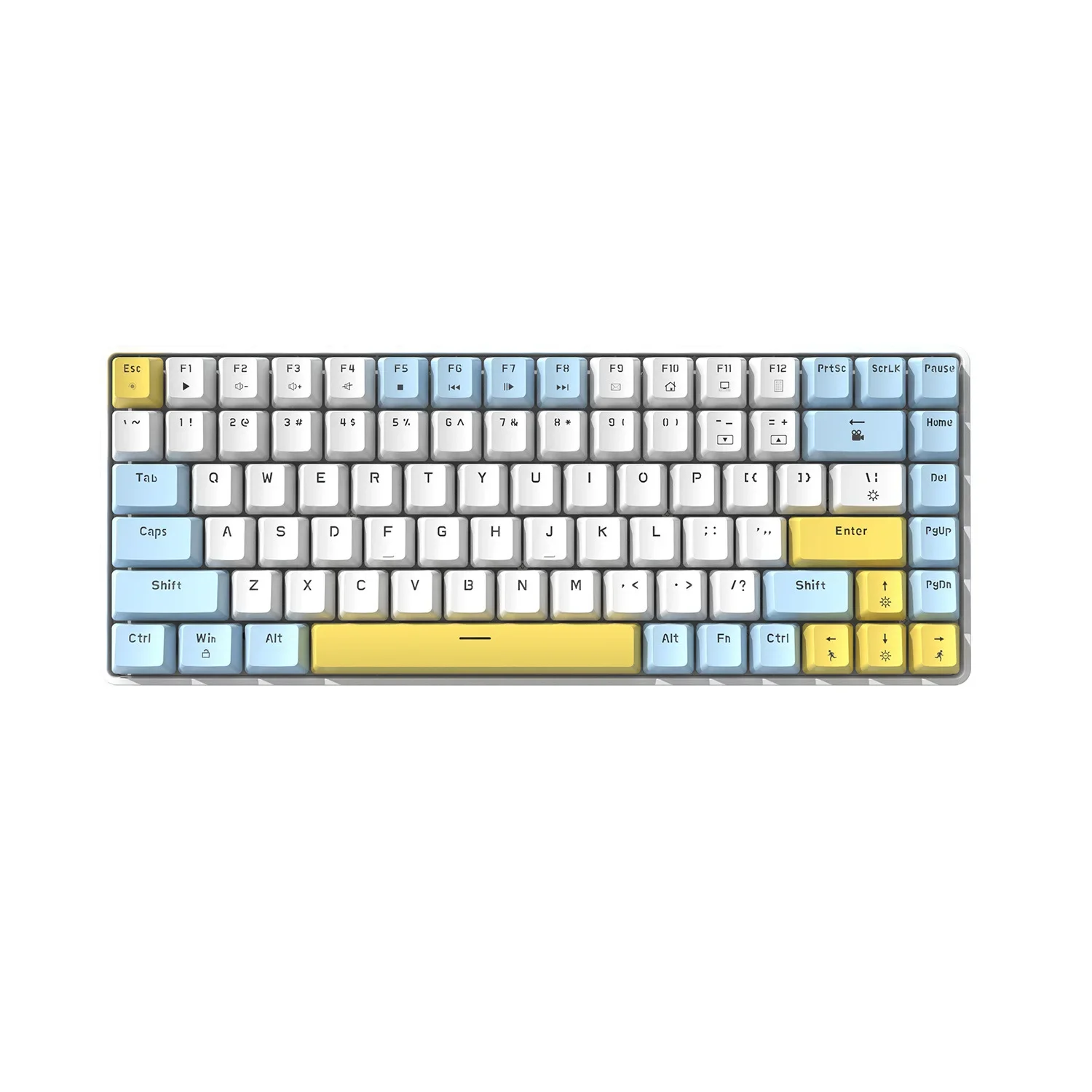 Механическая клавиатура Freewolf K84 проводная игровая RGB Hot Swap для киберспорта 84