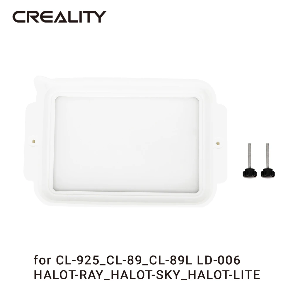 

CREALITY Original Resin Vat Kit White Plastic Tray Kit 3D Printer Parts for HALOT-RAY_CL-89 HALOT-SKY_CL-89L HALOT-LITE_LD-006