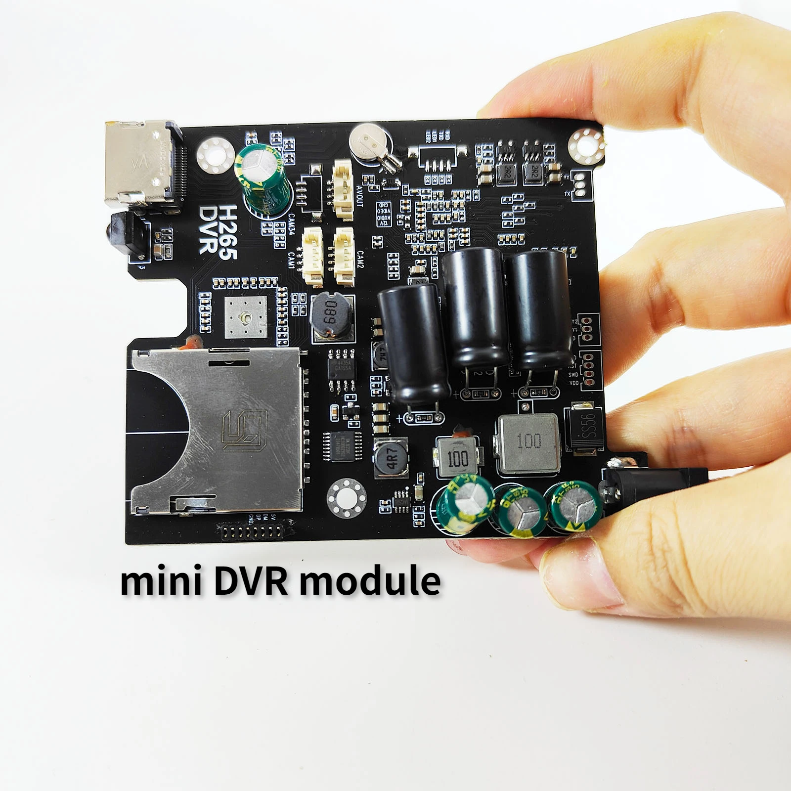 Board Mini 2ch Dvr Module Cvbs/hdmi Video Output Sd Card Storage Dvr Board
