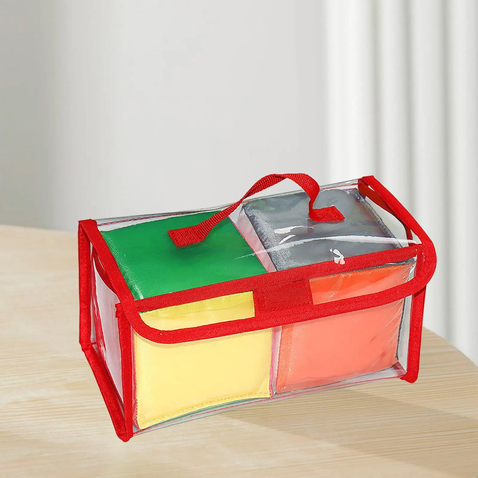 2 шт. набор кубиков для обучающих игр кубики с прозрачными карманами