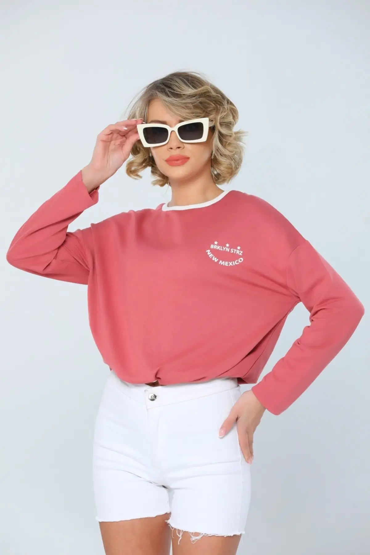 

Женская толстовка, красная, розовая, лайкра, регулируемые толстовки со шнуровкой, модные всесезонные новые дизайнерские пуловеры, флисовые ...