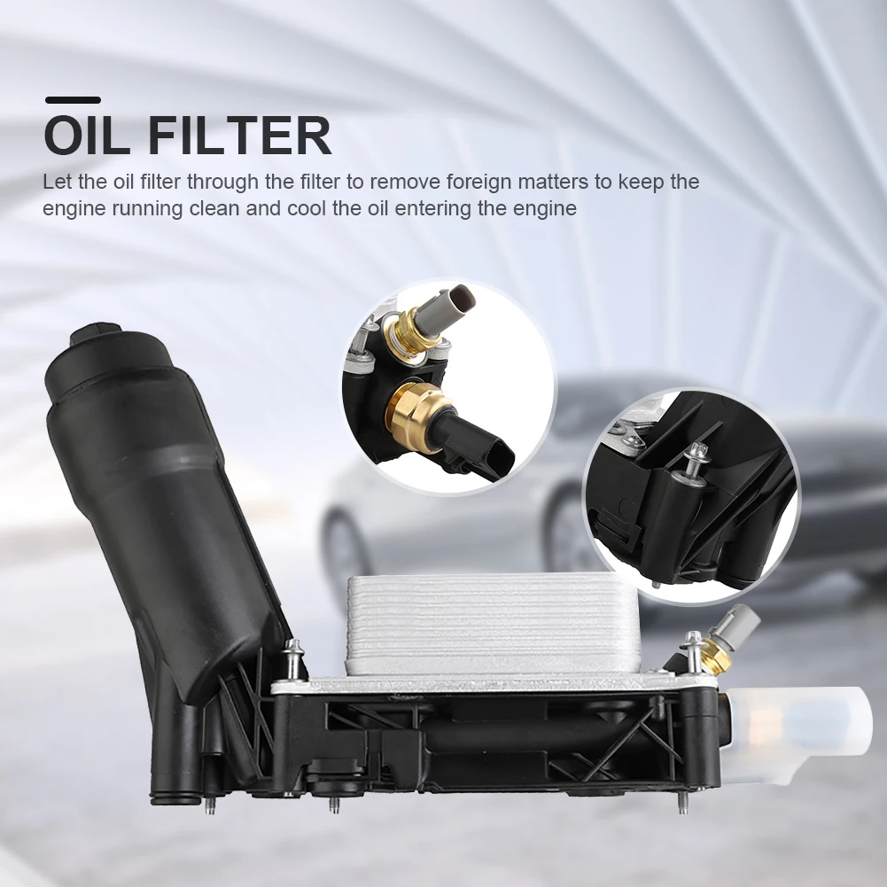 

Корпус адаптера масляного фильтра заменяет двигатель 05184294AE масляный радиатор двигателя универсальные наборы масляных радиаторов для Dodge ...