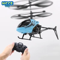 rc helicopter drone with light electric flying toy radio remote control aircraft indoor outdoor game model gift toy for children
