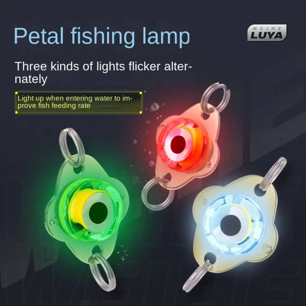 

Bass Spoon LED Lure Light Attracting Fish Eye Shape Flash Lamp Fluorescent Deep Drop Underwater Fishing Squid Night Fishing