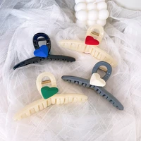 fashion 2pcslot large hair claw clips for woman large shark clipsstrong hold jaw clip wlhw060