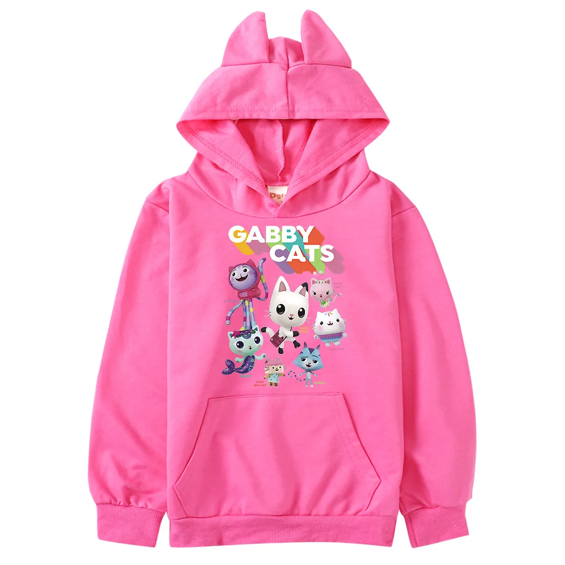 

Худи детское демисезонное с длинным рукавом и изображением кукольного домика