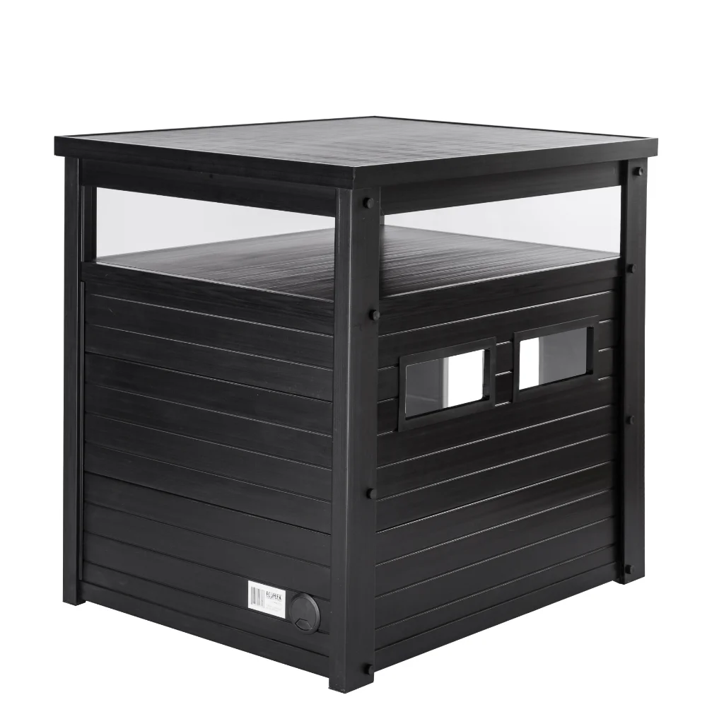

Pet Jumbo Litter Box Cover End Table - Espresso Cat Cages