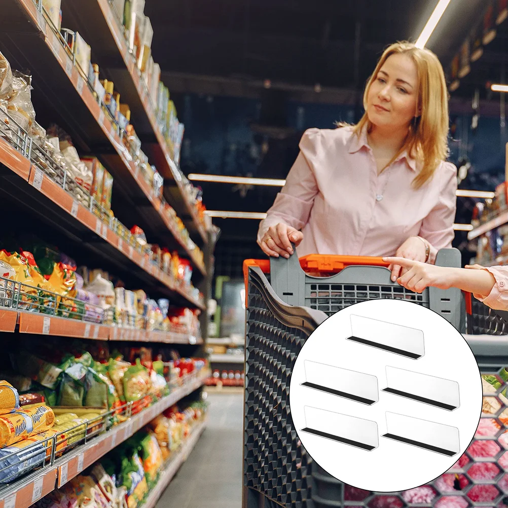 

Dividers Shelf Closet Plasticdivider Shelves Magnetic Acrylic Clear Organizer Classification Supermarket Organization Commodity