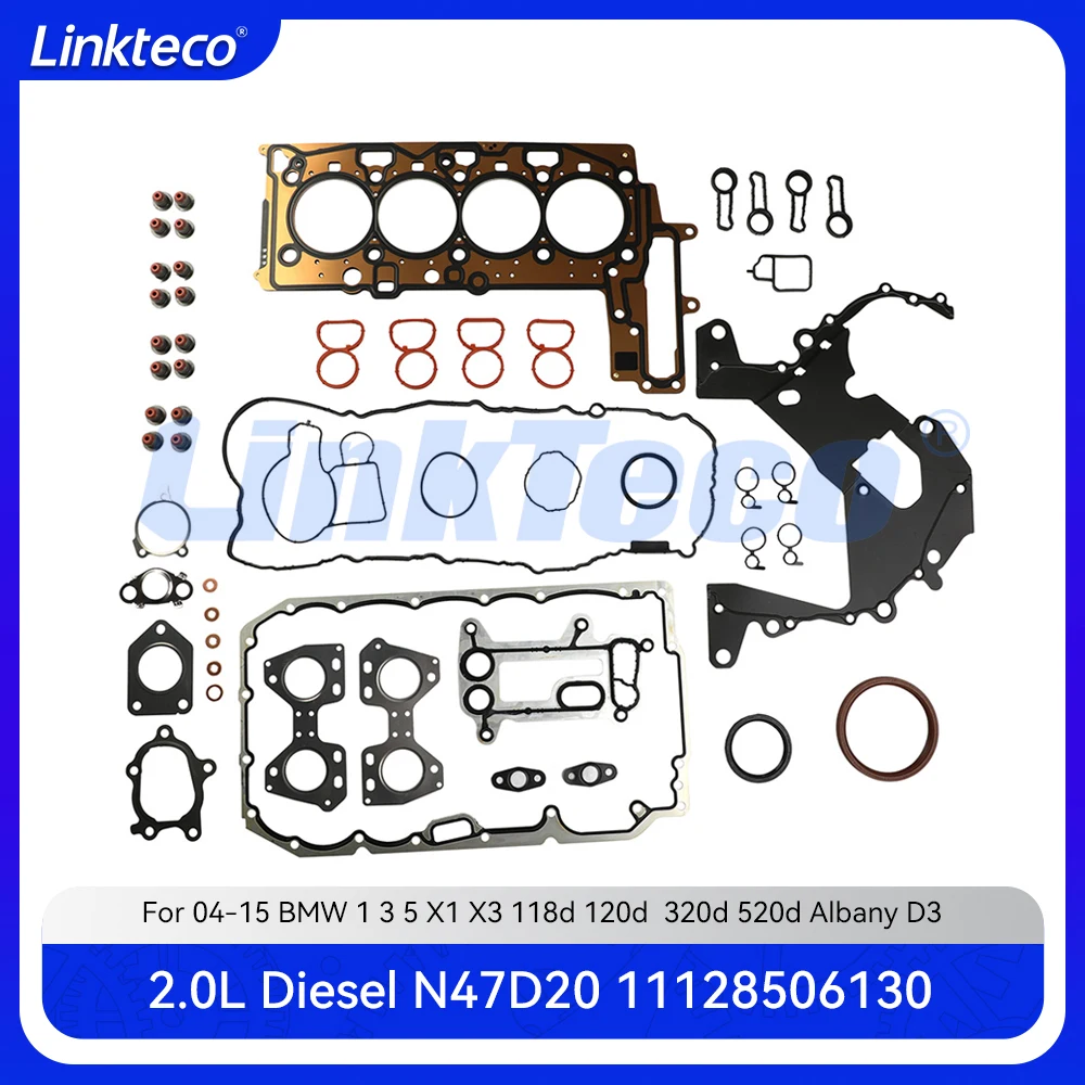Полный комплект прокладок для головки цилиндра подходит дизельного двигателя 2 0