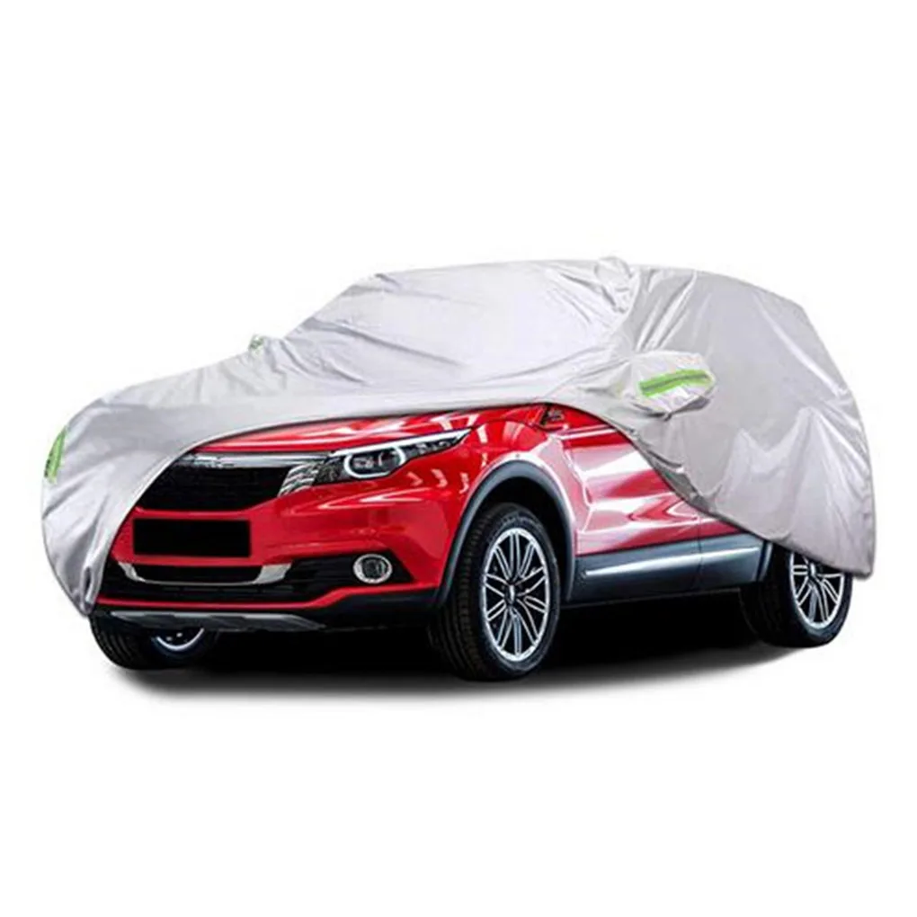 

Off-road SUV Dust Cover Car Body Dustproof Waterproof Sun Light Protection Cover with Silver Coated