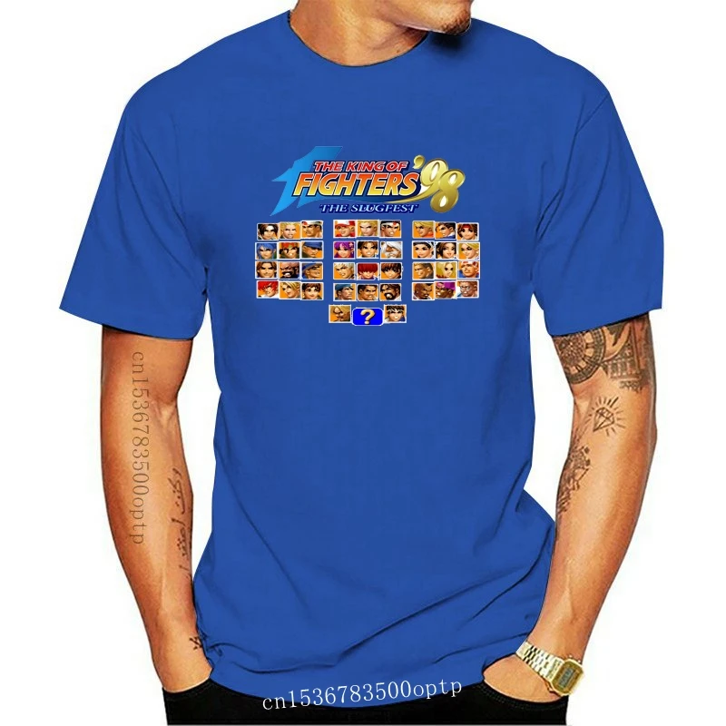 

Camiseta divertida para hombre y mujer, camisa del rey de los Fighter 98 (personaje Neo Geo Select), 1