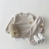 Fashion Toddler Baby Boys Girl Fall Clothes Sets Baby Girl Clothing Set Kids Sports Bear Sweatshirt Pants 2Pcs Suits Outfits 1