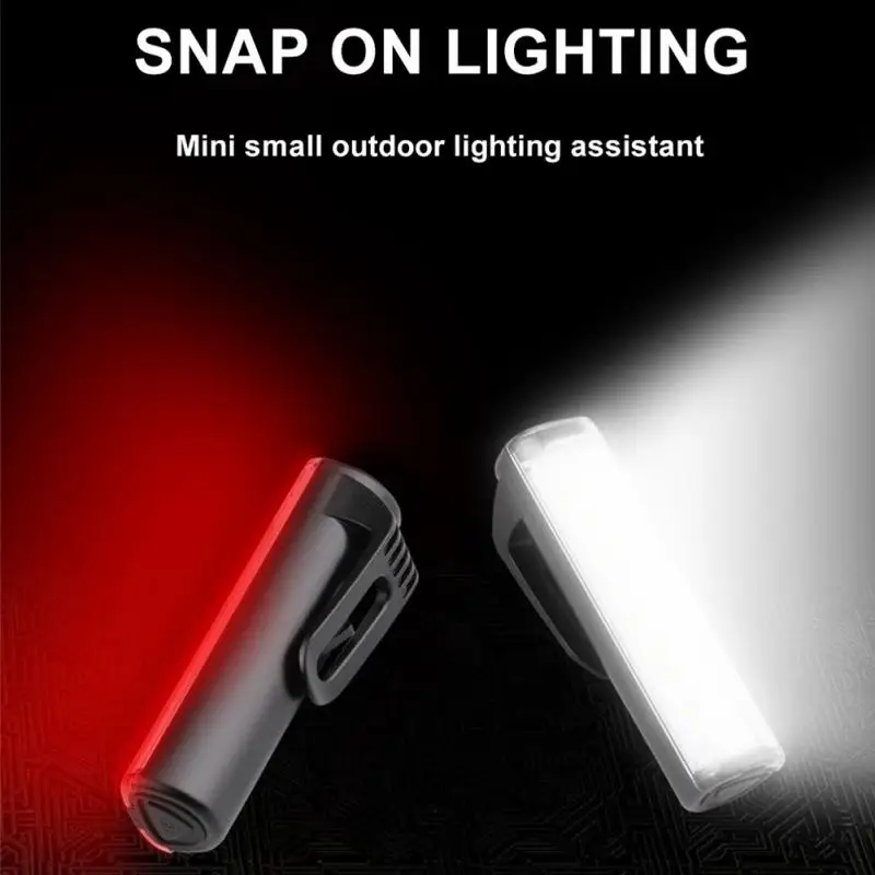

Mini Bike Light Portable USB Rechargeable Multifunctional Pack Light Bicycle Tail Light Camping Lantern Bicycle Accessories