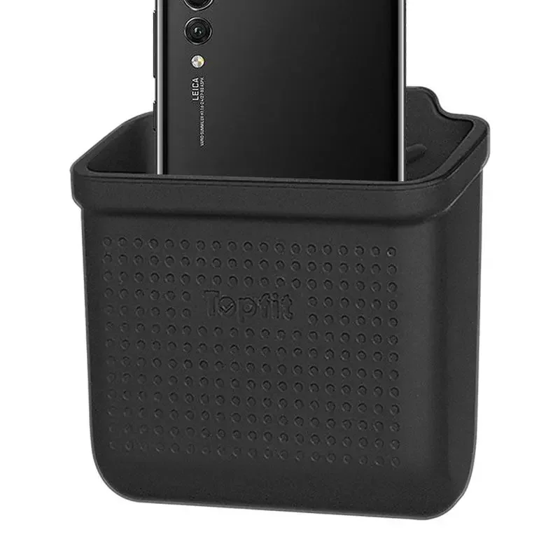 

Vechiel Model 3Y Car Magic Sticker Silicone Mobile Phone Storage Box Front Seat Car Organizer Dashboard Pocket Holder