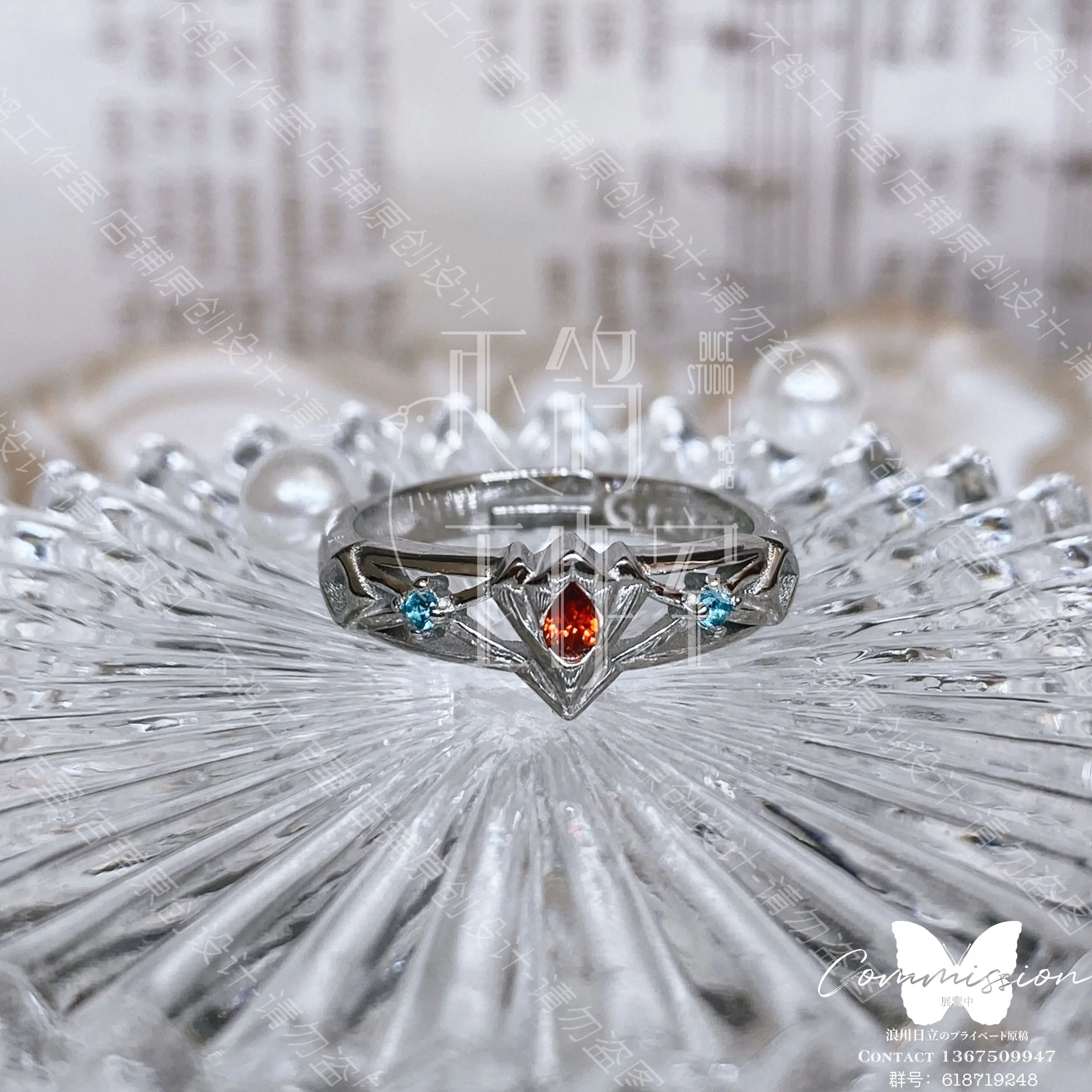 

Кольцо на палец из серебра 925 пробы, с финальной фантазией