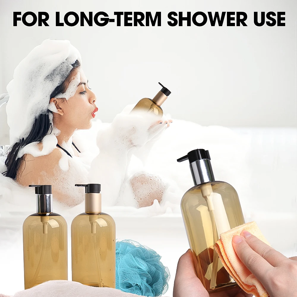 

500ml Refillable Bottles Spray Bottles Travel Portable Cosmetic Empty Containers Plastic Lotion Skin Care Makeup Tools