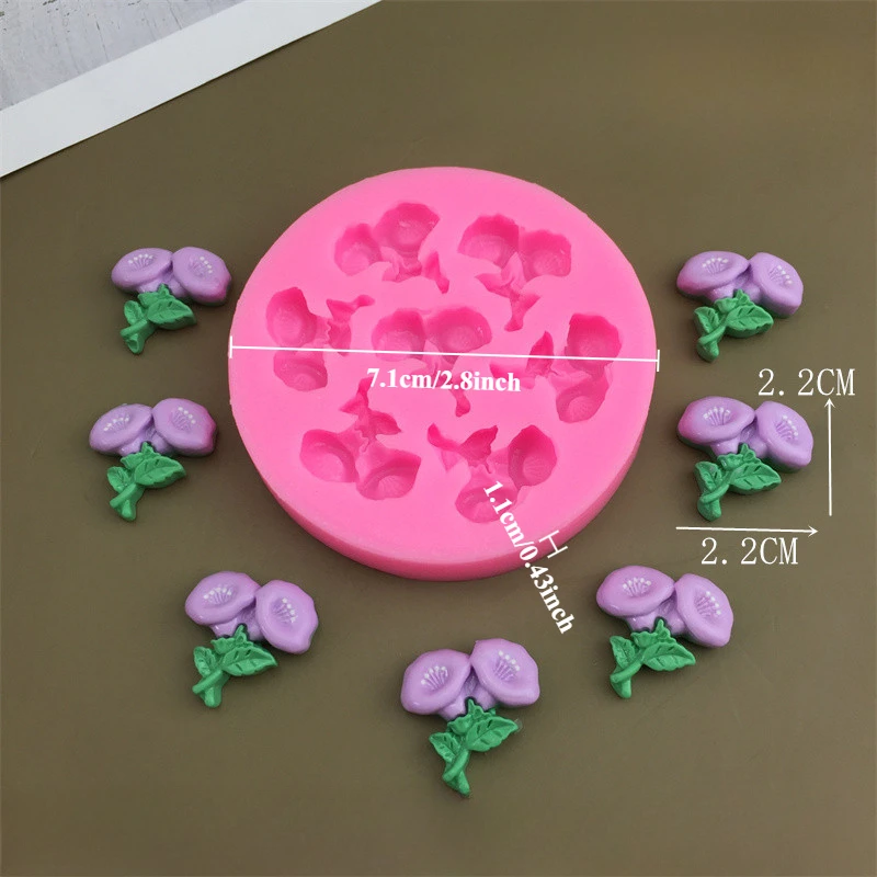 

Лилия долина цветок ромашки силиконовые формы помадка торт шоколадные формы инструменты для выпечки DIY эпоксидная смола инструменты для украшения торта