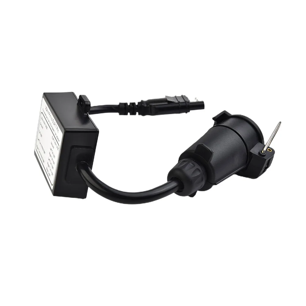 

USA 4-Pin Flat Plug To European7-Pin Connector 4 To 7 Trailer Light Converter Taillight Circuit Separation Interior Parts