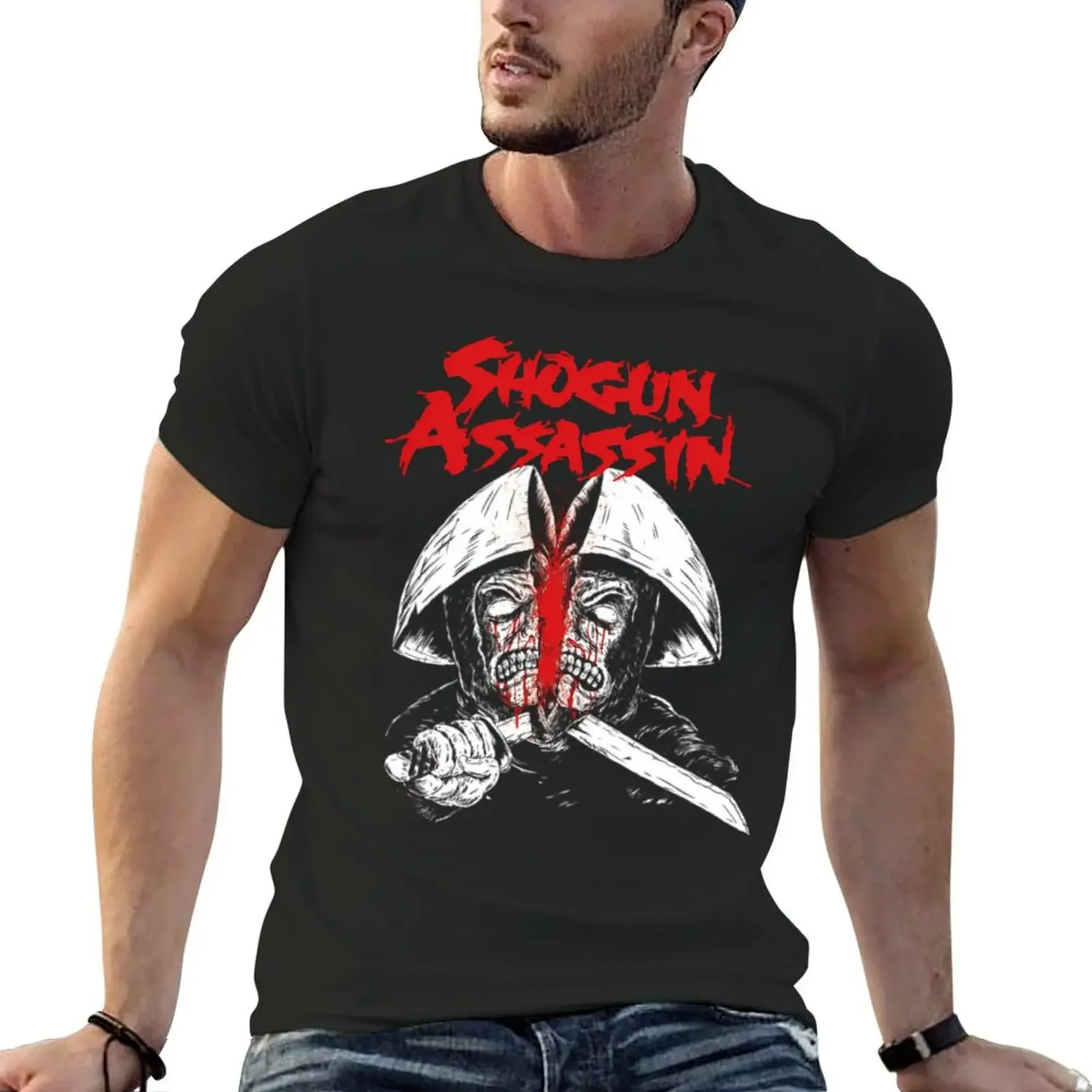 Футболка Shogun Assassin таможенный дизайн свой собственный спортивный фанат животное