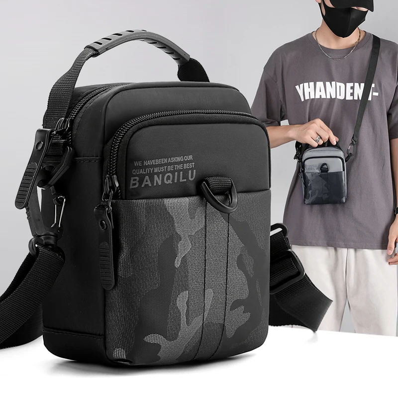 

Waterproof Nylon Unisex Belt Fanny Pack Shoulder Messenger Bag Large Capacity Travel Pouch Sling Chest Waist Bags