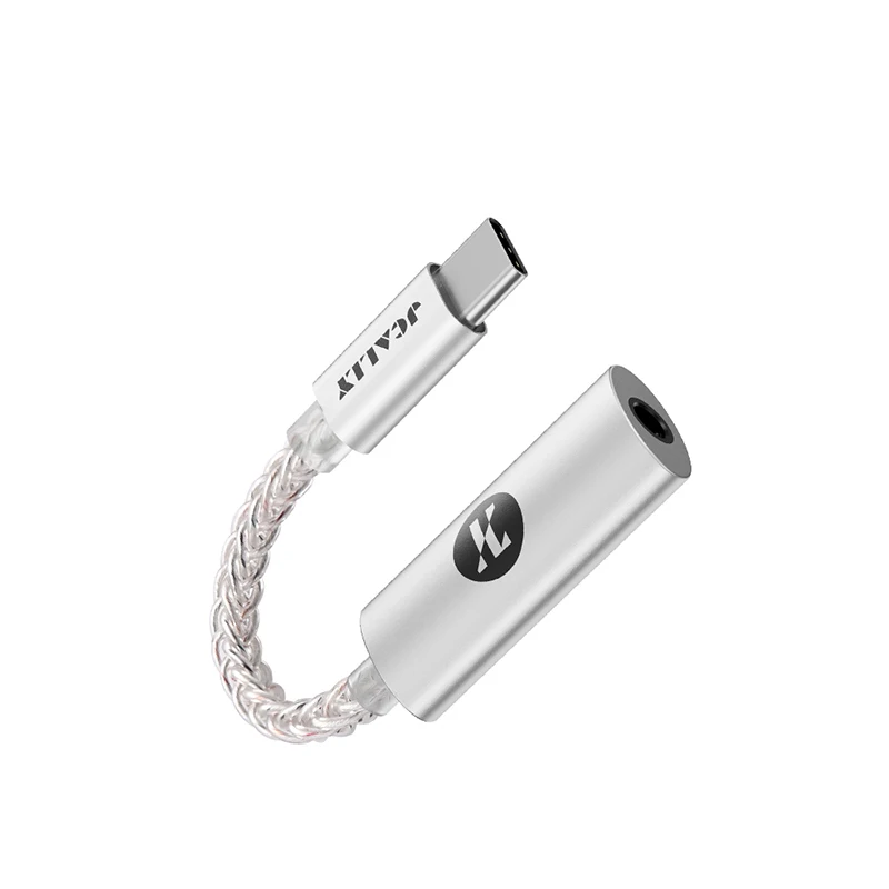 

JCALLY JM7L JM7 DAC CX31993 Adapter Decode Amp 32bit/384KHz USB TypeC Light Ning To 3.5mm Digital Audio Cable