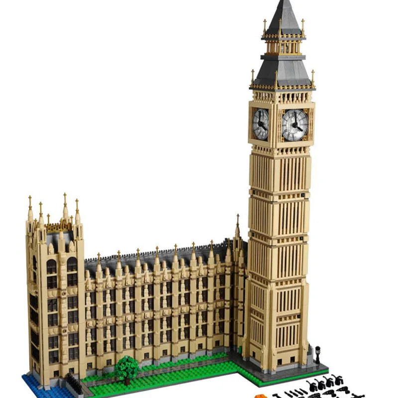 

In Stock 17005 London World Famous Building Big Ben Model Blocks Bricks Sets Toys Birthday Gifts Compatible Bell Tower Model Ass