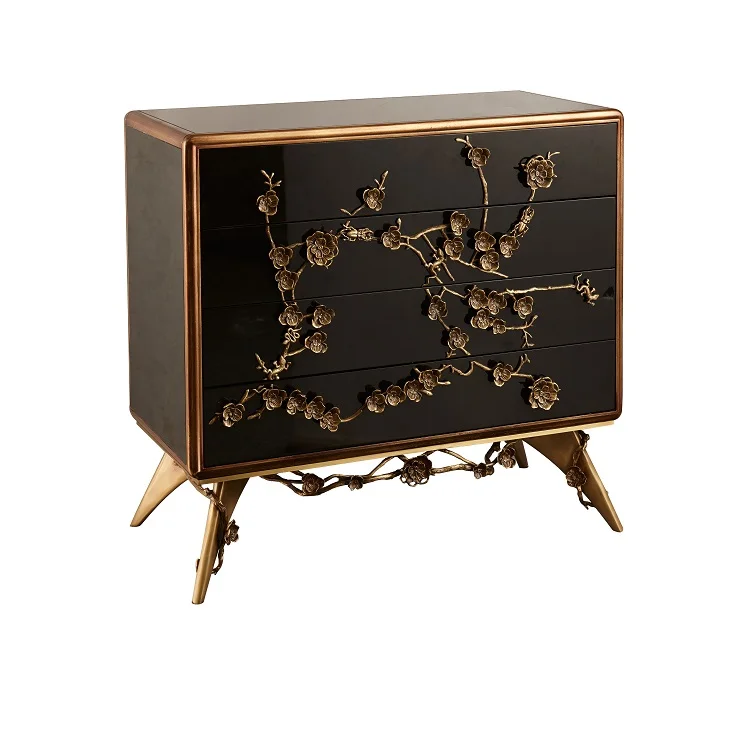 Retro High-End Storage Cabinet Modern Luxury Chest of Drawer