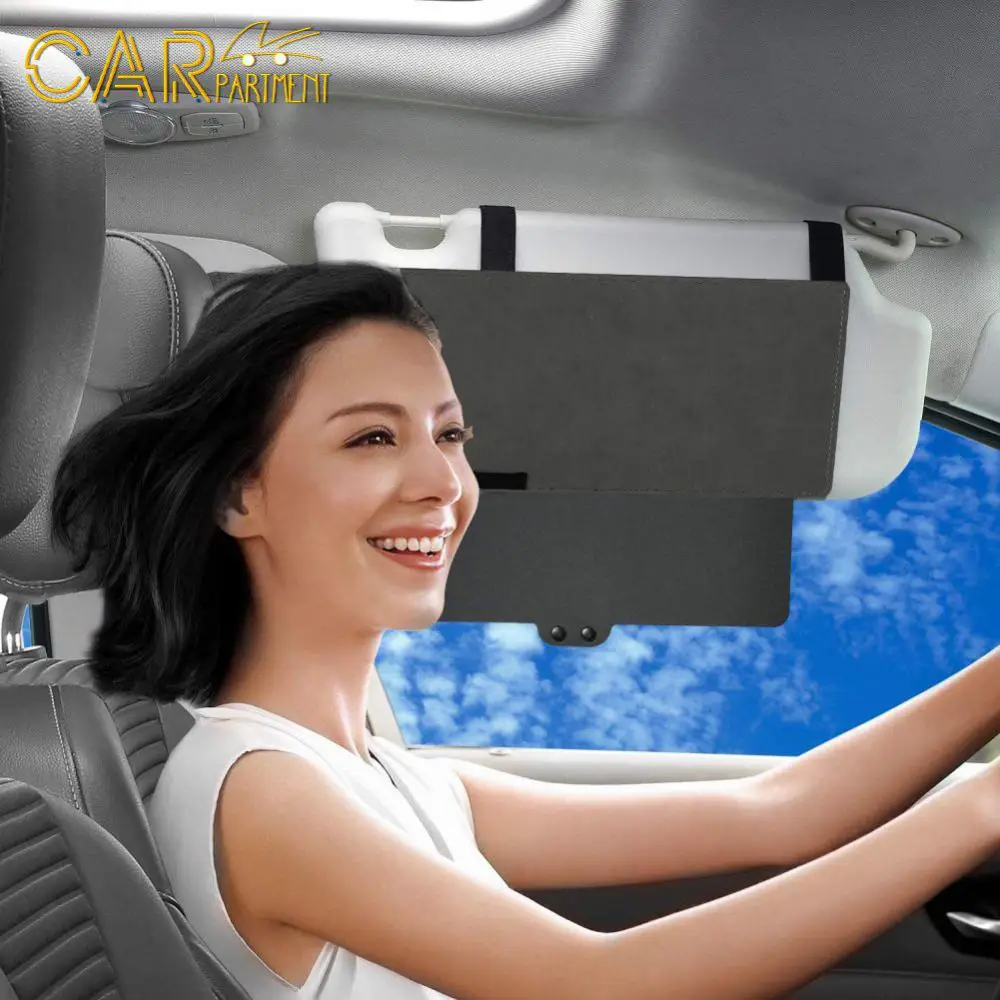 

Pu And Pc Durable Sunshade Plate Shockproof Car Sun Visor For Car Sun Shade Goggles Sun Blocker Car Interior Accessories 1pcs