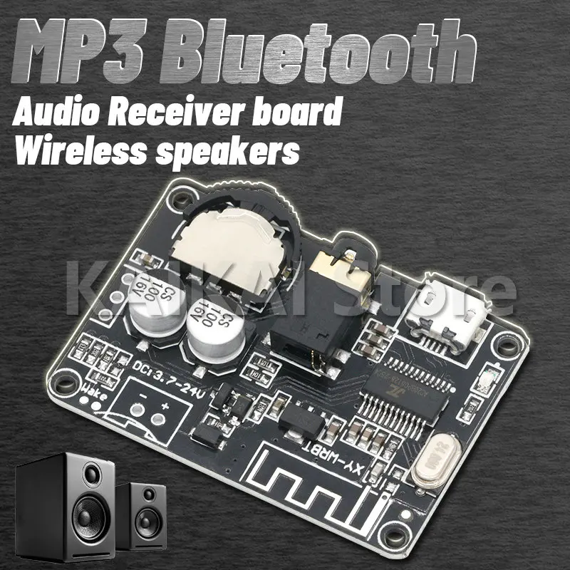 

Плата аудиоприемника Bluetooth 5,0, mp3 Стандартная плата, беспроводной стерео музыкальный модуль