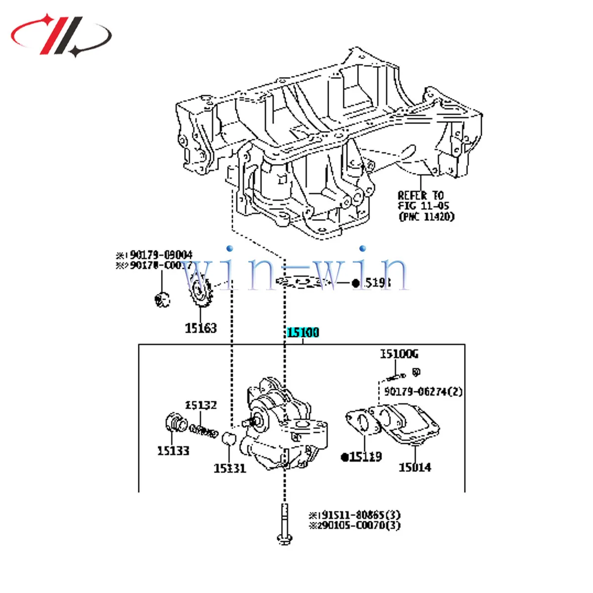 Высококачественный новый масляный насос 1 шт. 15100-28020 1510028020 Для Toyota PREVIA RAV4 ALPHARD CAMRY