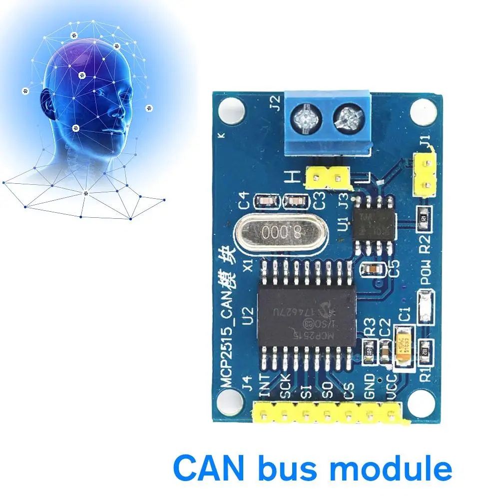MCP2515 CAN-шина модуль TJA1050 приемник SPI для 51 набор самостоятельной сборки MCU